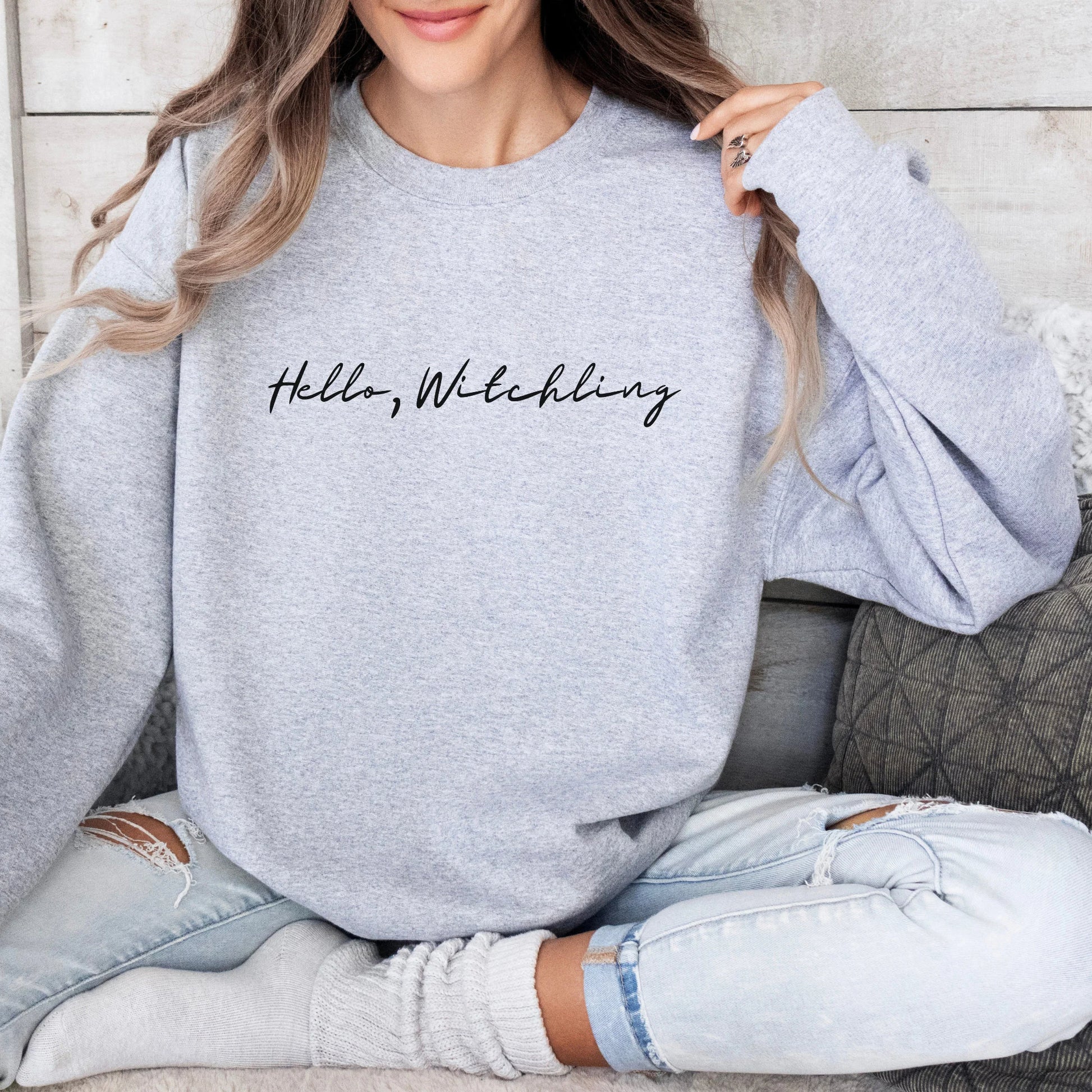 Throne of Glass Merch, Hello Witchling Manon Blackbeak The Thirteen Sweatshirt, Gift for Readers, TOG Sweatshirt